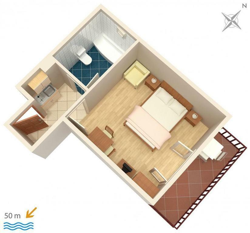 Apartment Kate Подгора Екстериор снимка